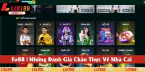 Fo88 | Những Đánh Giá Chân Thực Mọi Khía Cạnh Về Nhà Cái