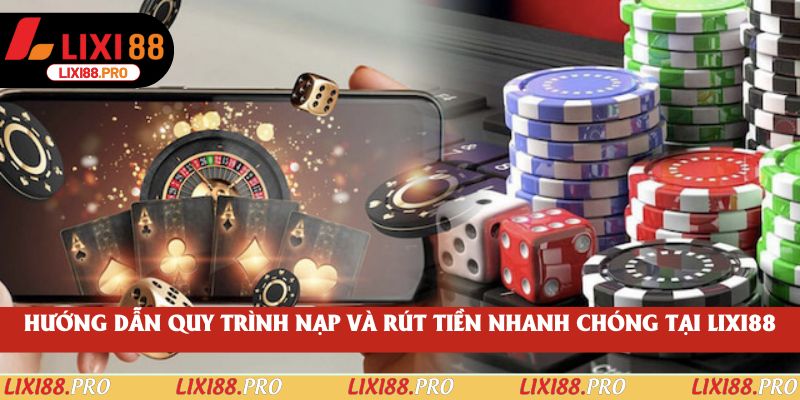 Hướng dẫn quy trình nạp và rút tiền nhanh chóng tại Lixi88